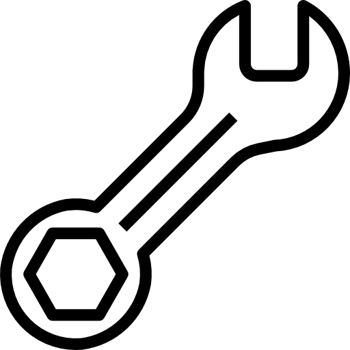 klucz do nakrętek Aphiradee (monkik) Lineal ikona