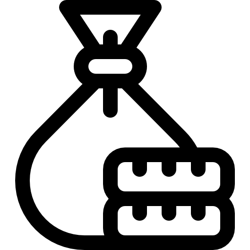 portafoglio Basic Rounded Lineal icona