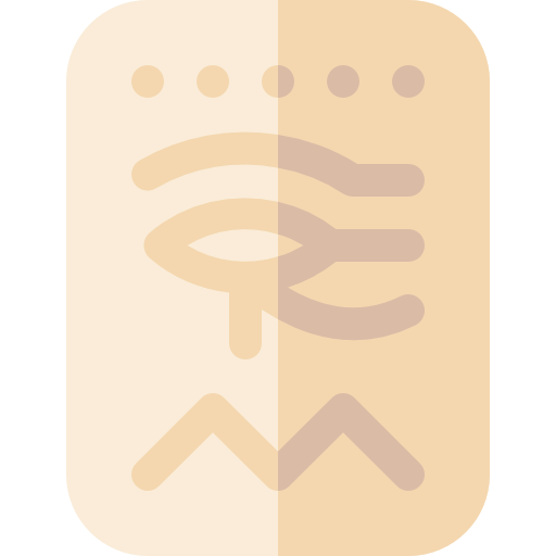 hieroglif Basic Rounded Flat ikona