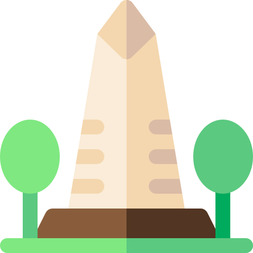 obelisco Basic Rounded Flat icono
