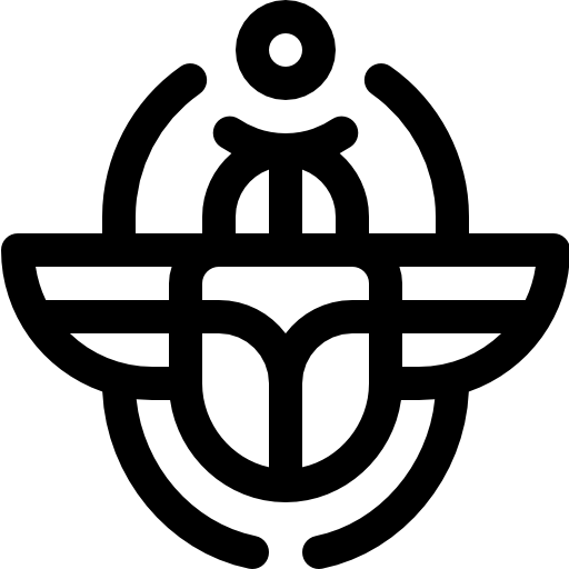 scarabeo Basic Rounded Lineal icona