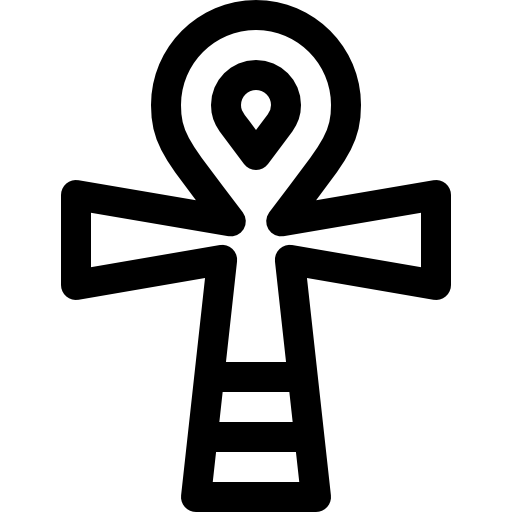 ankh Basic Rounded Lineal icono