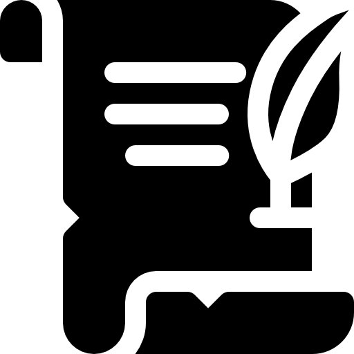 pergamino Basic Rounded Filled icono