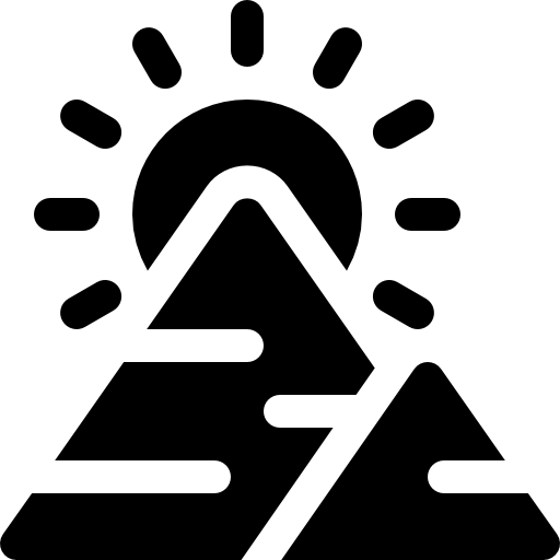 피라미드 Basic Rounded Filled icon