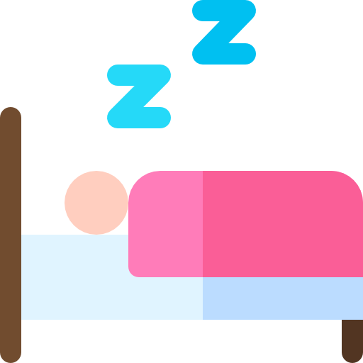 spać Basic Rounded Flat ikona