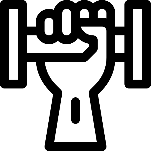 mão Basic Rounded Lineal Ícone