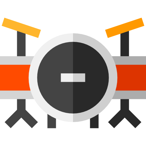 Drum Basic Straight Flat icon
