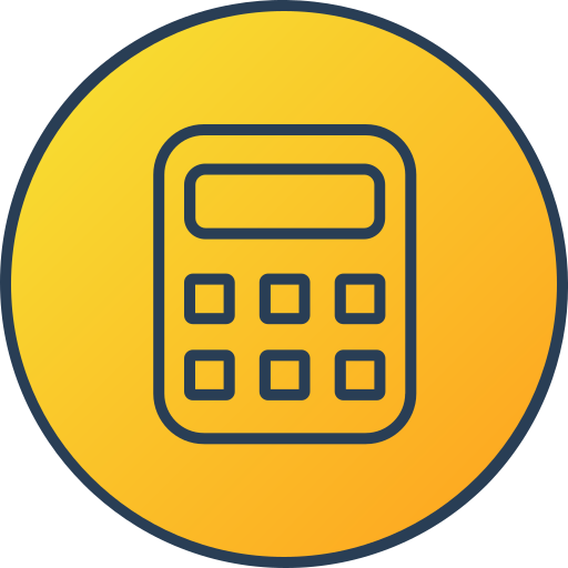 Calculator Generic gradient lineal-color icon