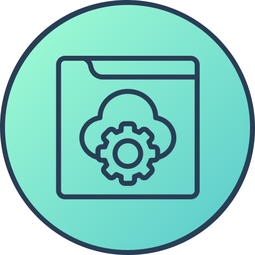 cloud computing Generic gradient lineal-color icon