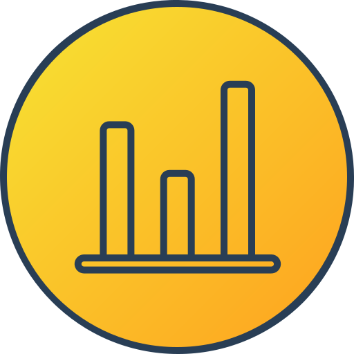 Stats Generic gradient lineal-color icon
