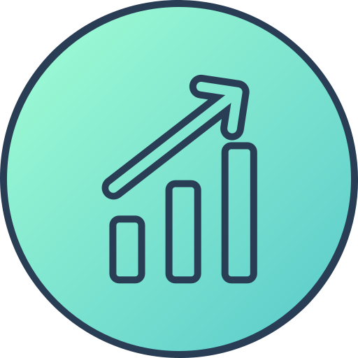 Growth Generic gradient lineal-color icon