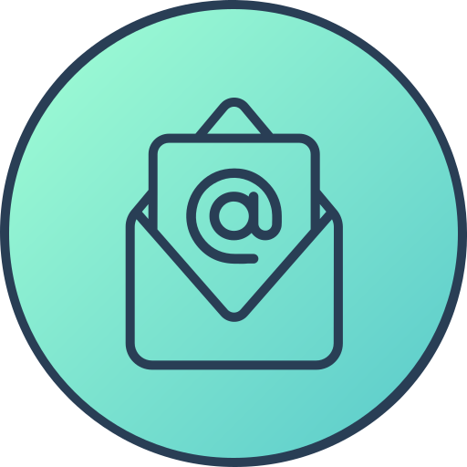 Email Generic gradient lineal-color icon