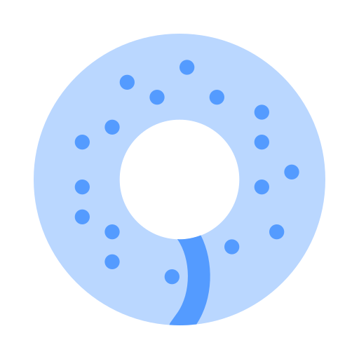 Bagel Generic color fill icon