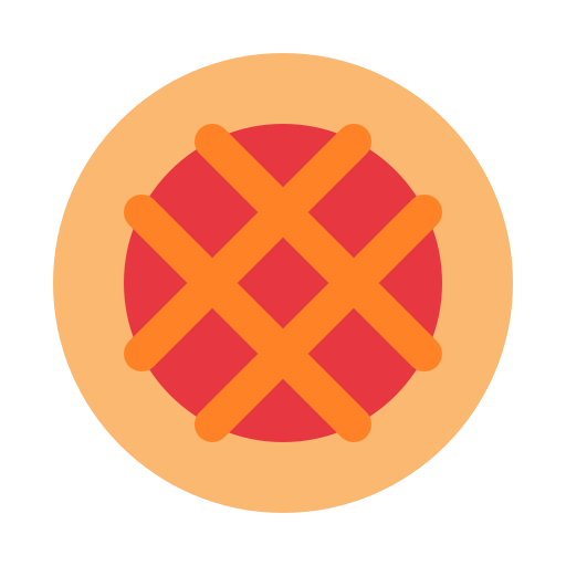 crostata Generic color fill icono