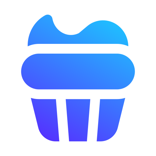 컵케이크 Generic gradient fill icon