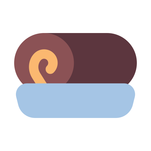torta arrotolata Generic color fill icona