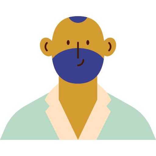 avatar van een man Generic color fill icoon