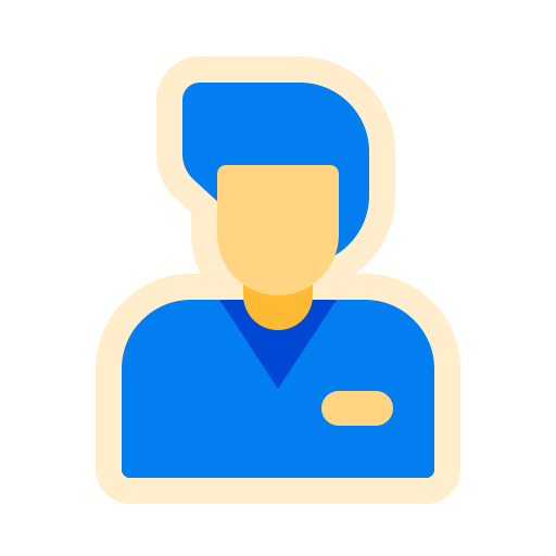 Receptionist assistance Generic color fill icon