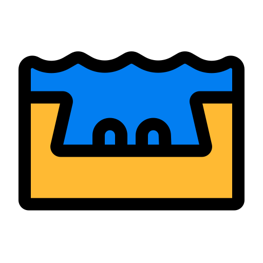 piscina Generic color lineal-color icono