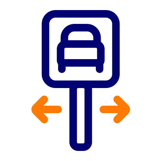 道路標識 Generic color outline icon
