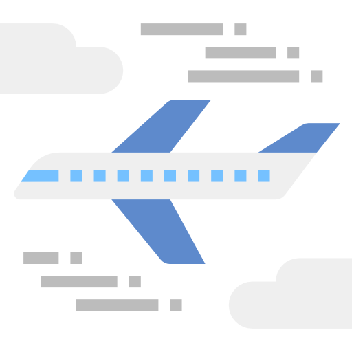 vliegtuig Ultimatearm Flat icoon