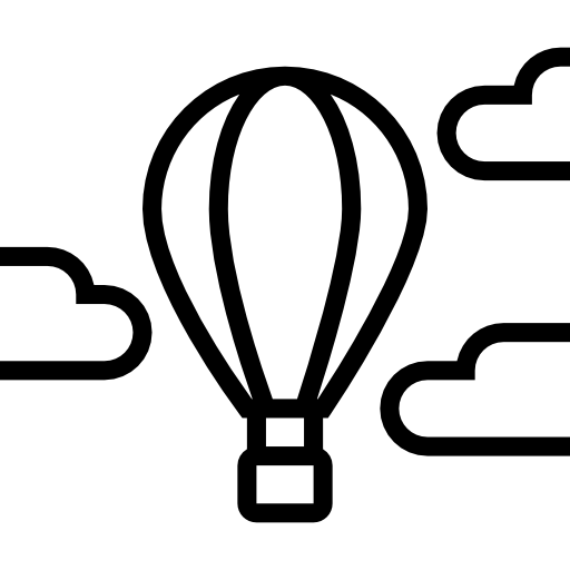 mongolfiera Ultimatearm Outline icona