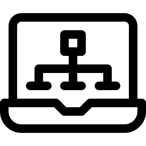 Диаграмма Basic Rounded Lineal иконка