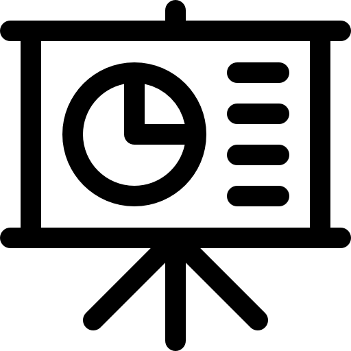 Круговая диаграмма Basic Rounded Lineal иконка