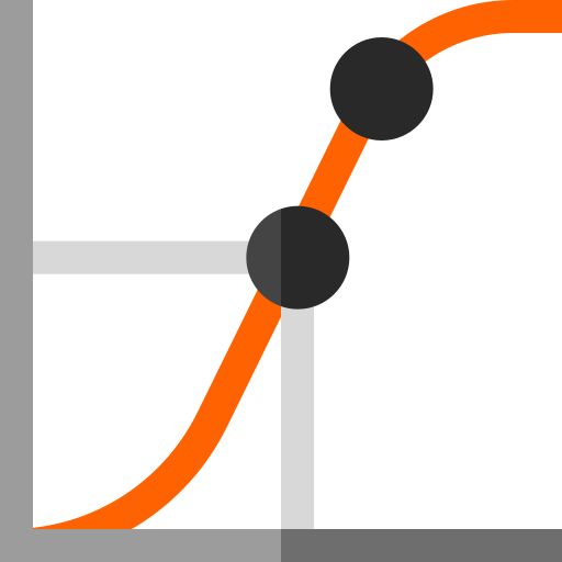 courbe Basic Straight Flat Icône