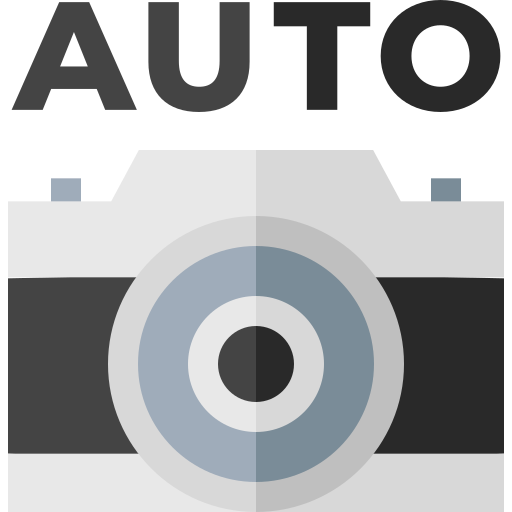 auto Basic Straight Flat icoon