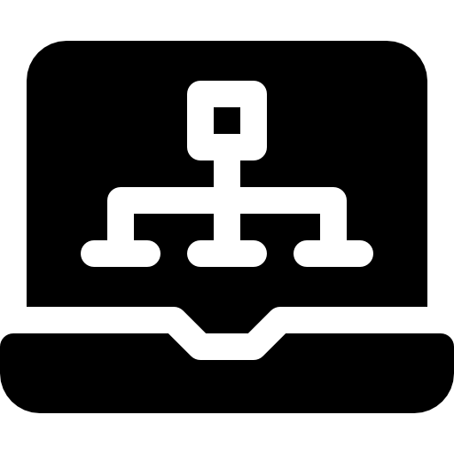 diagrama Basic Rounded Filled Ícone