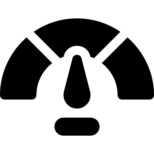 velocímetro Basic Rounded Filled icono