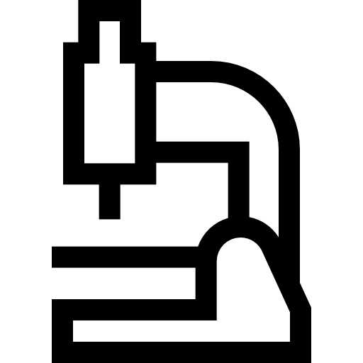 顕微鏡 Basic Straight Lineal icon