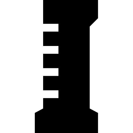 tubo de ensayo Basic Straight Filled icono