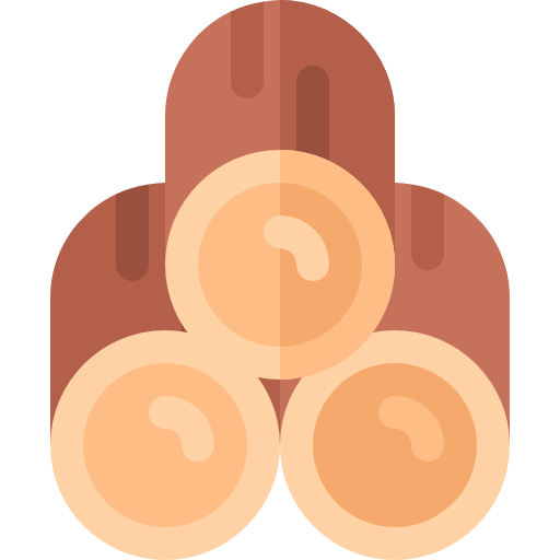 Logs Basic Rounded Flat icon