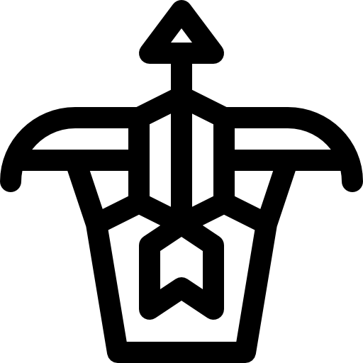 Арбалет Basic Rounded Lineal иконка