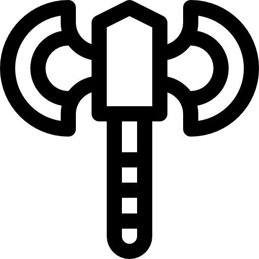 ascia Basic Rounded Lineal icona