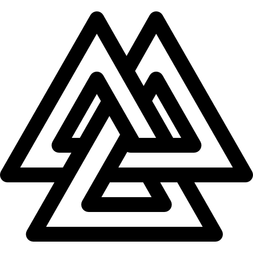 valknut Basic Rounded Lineal icona