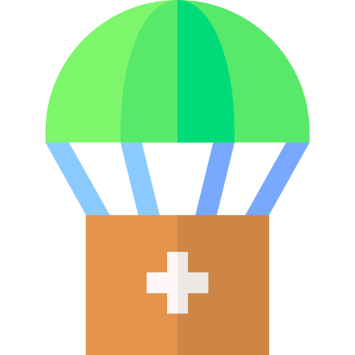 parachute Basic Straight Flat Icône