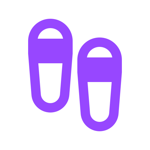 Sandals Generic color fill icon