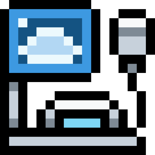 초음파 Pixel Linear color icon