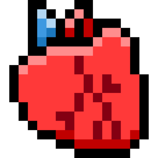 Heart Pixel Linear color icon