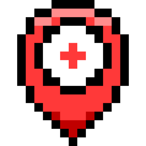standort Pixel Linear color icon