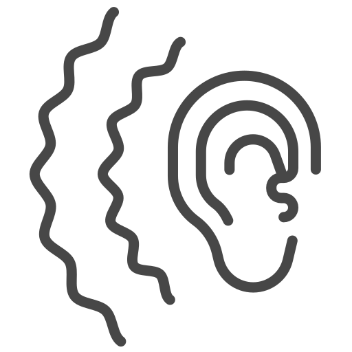 tinnitus Generic outline icoon