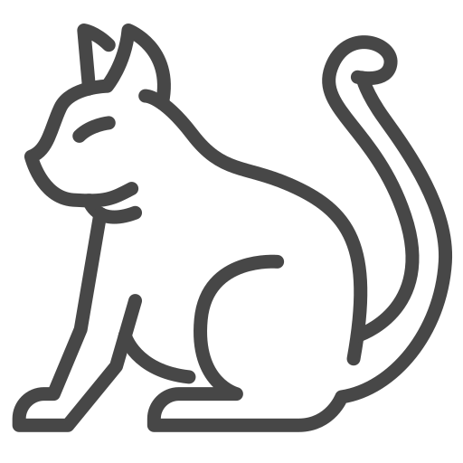 gatto Generic outline icona