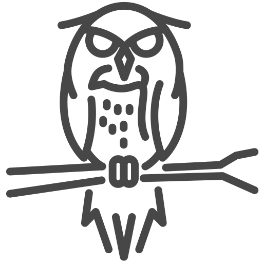 búho Generic outline icono