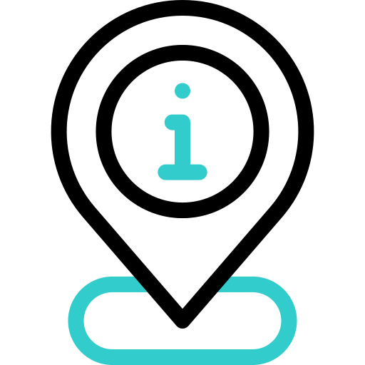 centrum informacyjne Basic Accent Outline ikona
