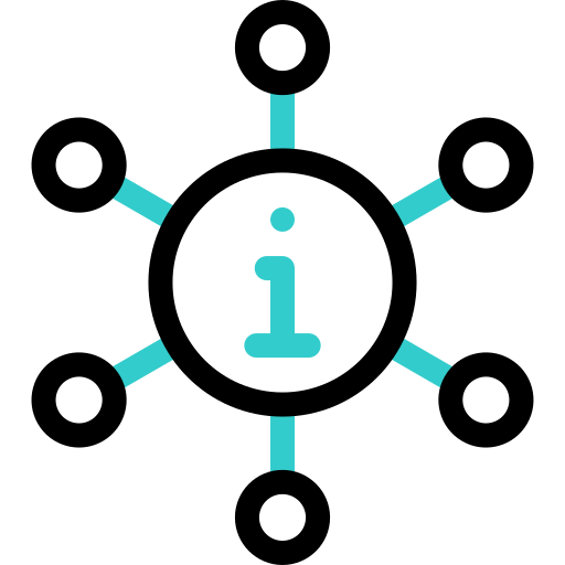 centro de información Basic Accent Outline icono