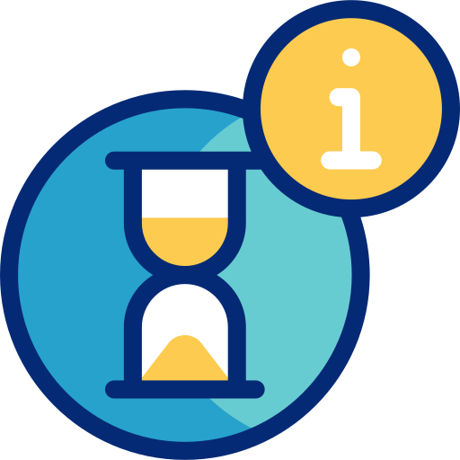 Hourglass Basic Accent Lineal Color icon
