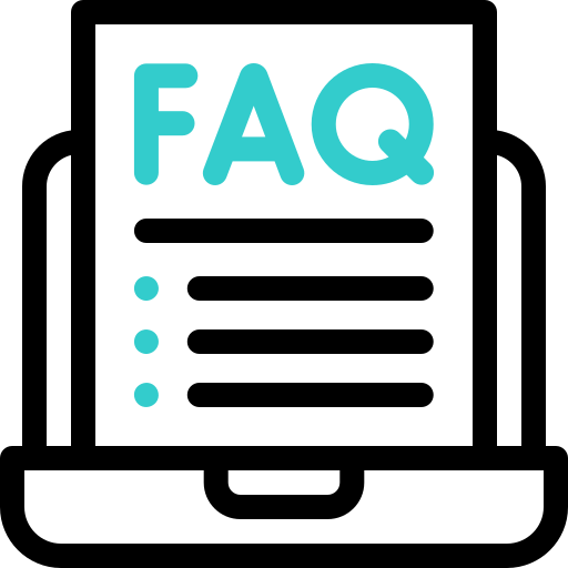 preguntas más frecuentes Basic Accent Outline icono